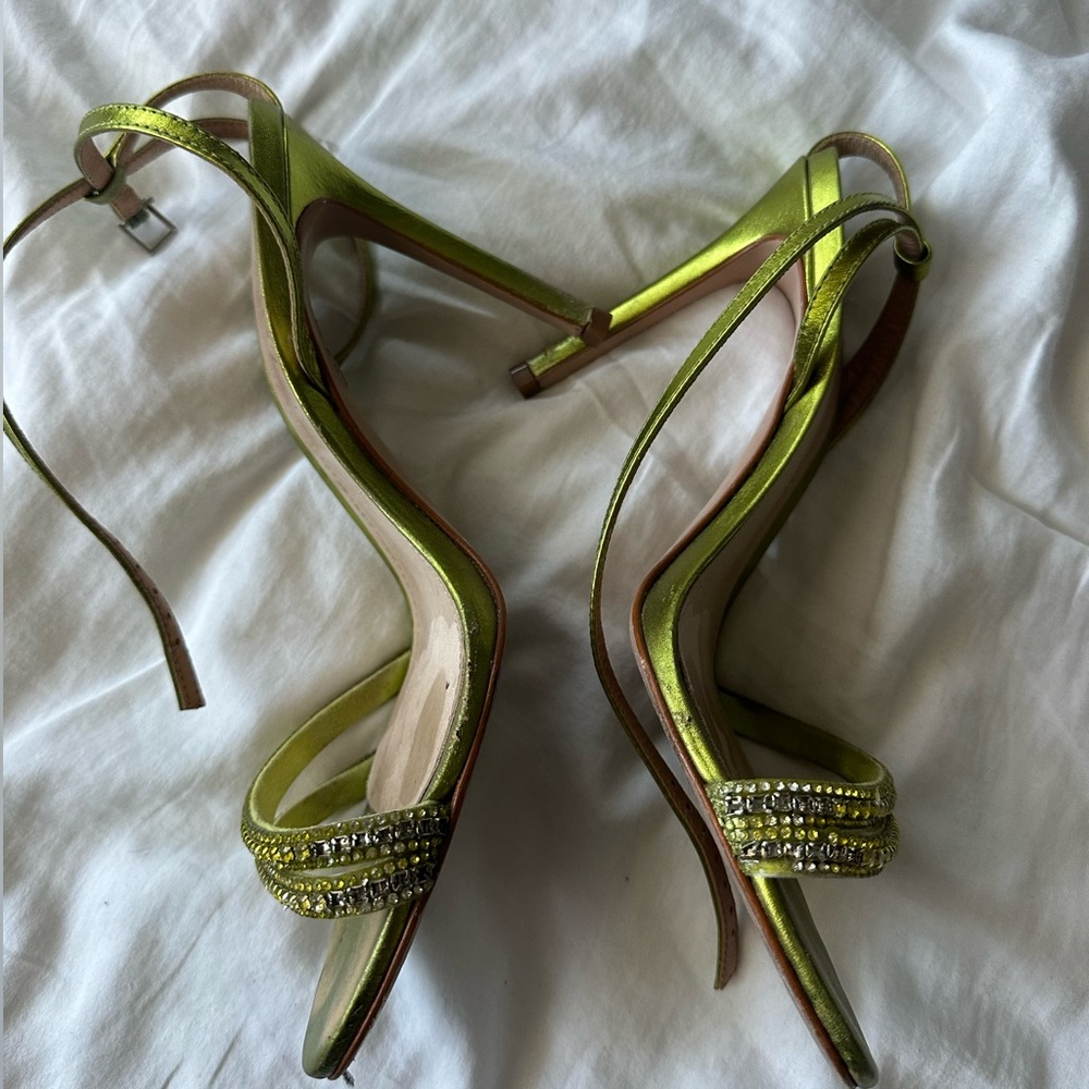 Gaga Sandal in Green Yellow